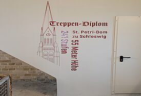 In der neuen Ausstellung zum Domturm kann man ein "Treppendiplom" erhalten.